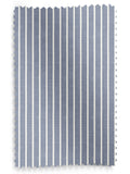 Franklin navy stripe made to measure curtains, imported from the UK