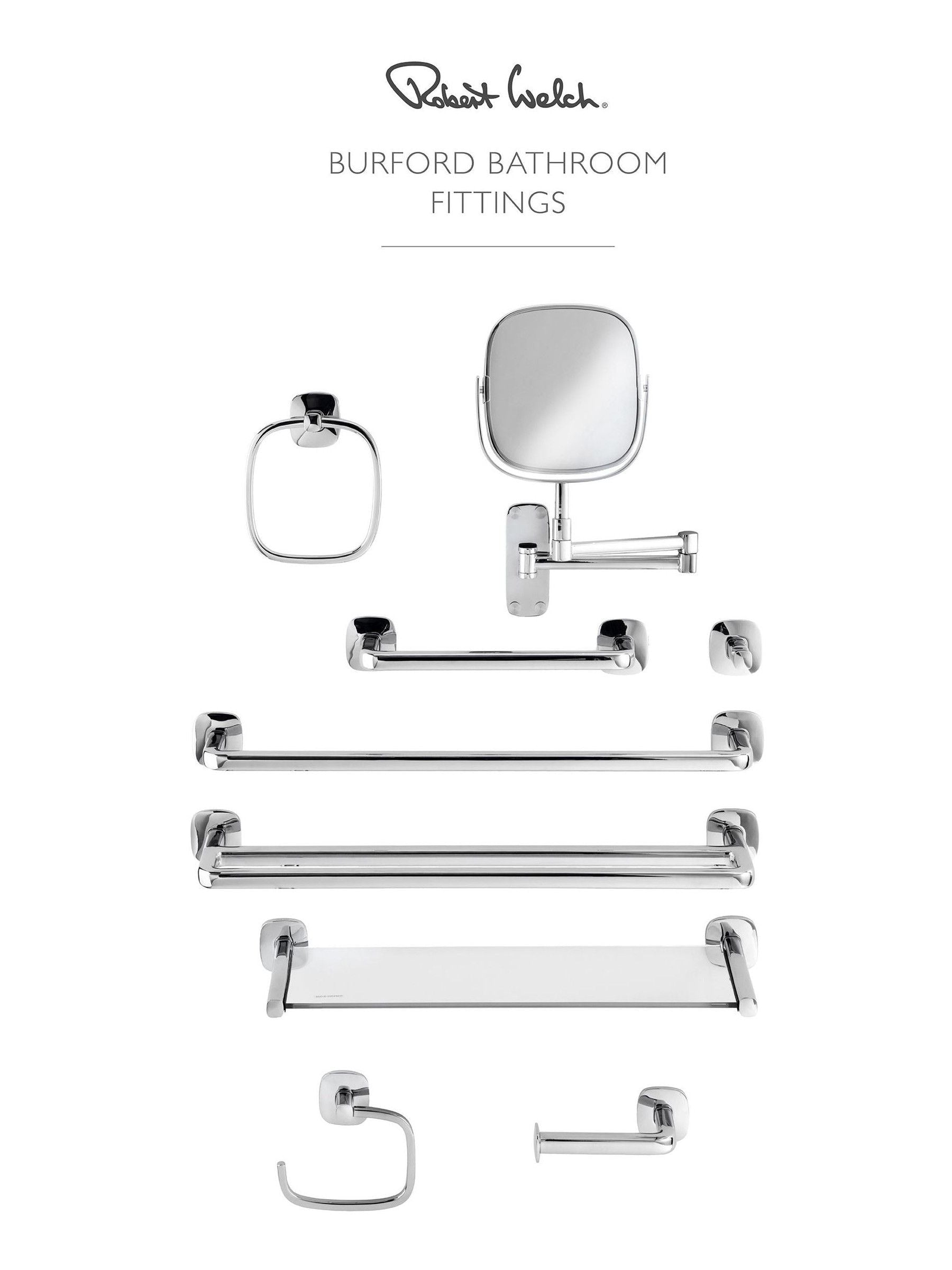 Robert Welch Robe Hook Single, imported from the UK