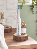 Natural Bertie Bear Electric Toothbrush Holder