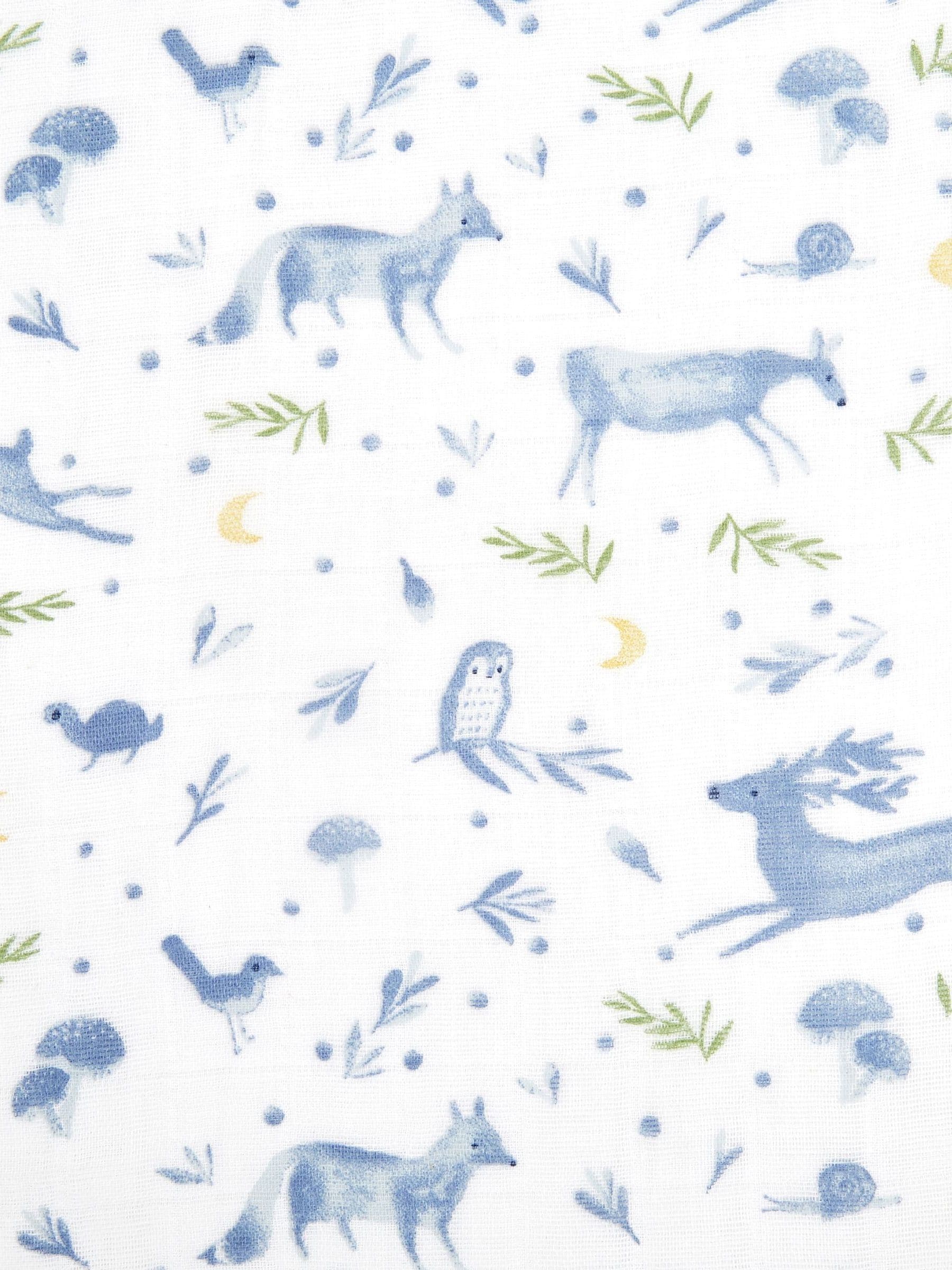 aden + anais blue muslin blankets 2-pack - British product