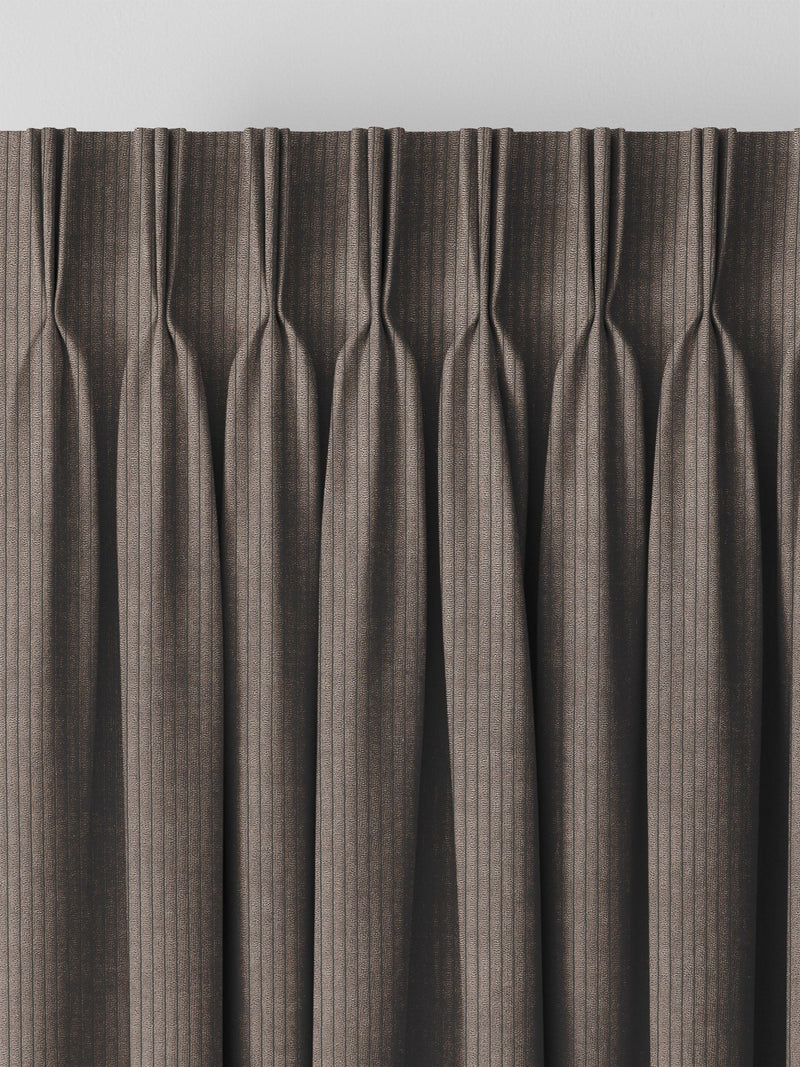 Bark Brown Jangga made to measure curtains - British product