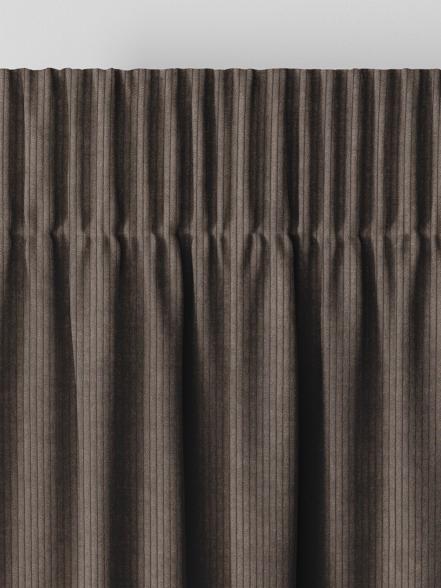 Bark Brown Jangga made to measure curtains - British product