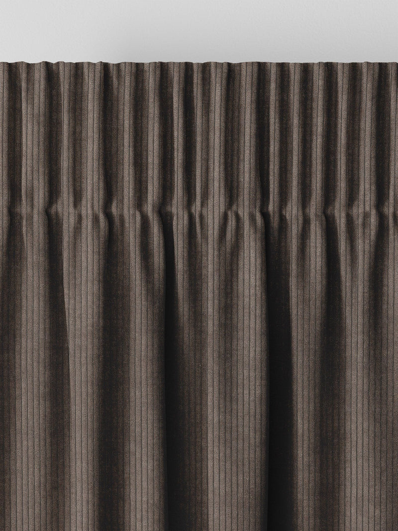 Bark Brown Jangga made to measure curtains - British product