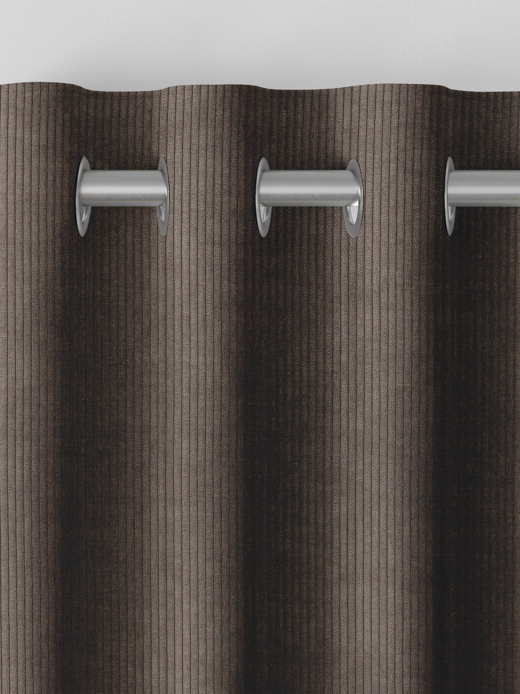 Bark Brown Jangga made to measure curtains - British product