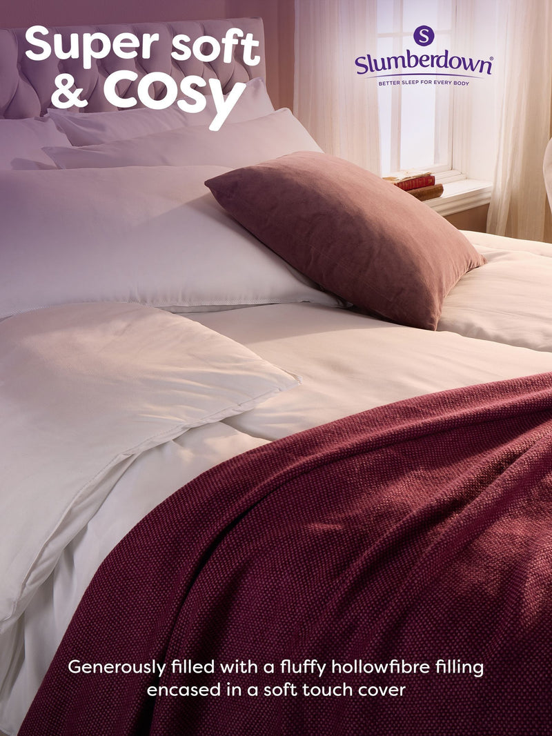 Slumberdown Feels Like Down White 13.5 Tog Duvet (British brand)