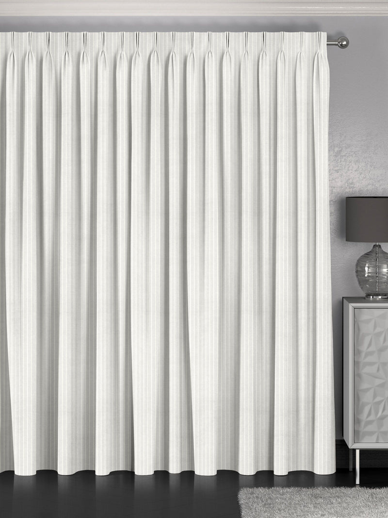 Natural Franklin made to measure curtains Franklin Pebble stripe, UK version