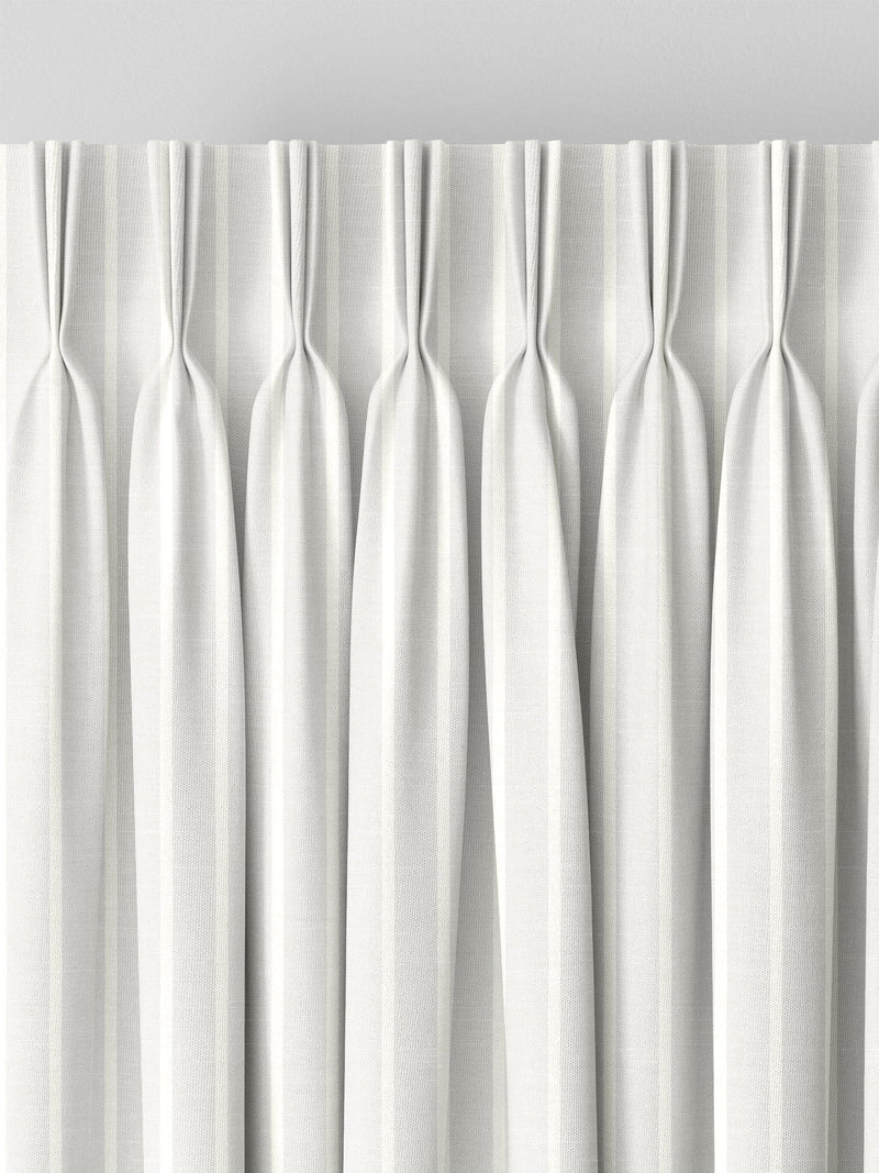Natural Franklin made to measure curtains Franklin Pebble stripe, UK version