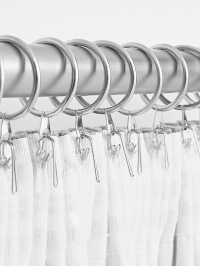 Next Next Brushed Silver Pencil Pleat Curtain Hooks 50 Pack- Buy online at McGrocer