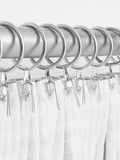 Next brushed silver pencil pleat curtain hooks pack of 50 (British brand)