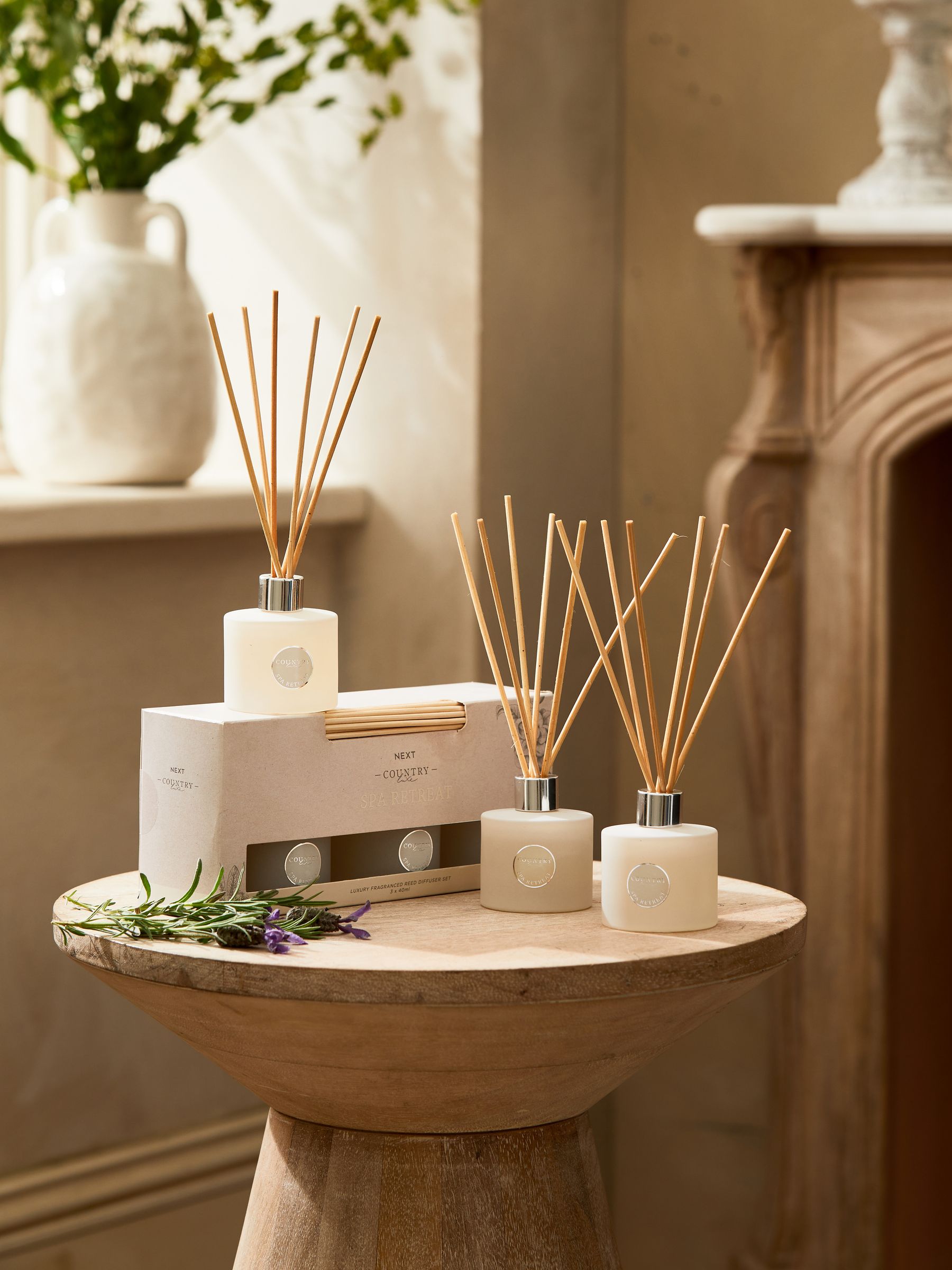 Country Luxe Spa Retreat Lavender and Geranium Reed Diffuser 400ml