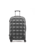 Flight Knight Anthracite Large Large Hardcase Printed Lightweight Check-In Suitcase with 4 Wheels