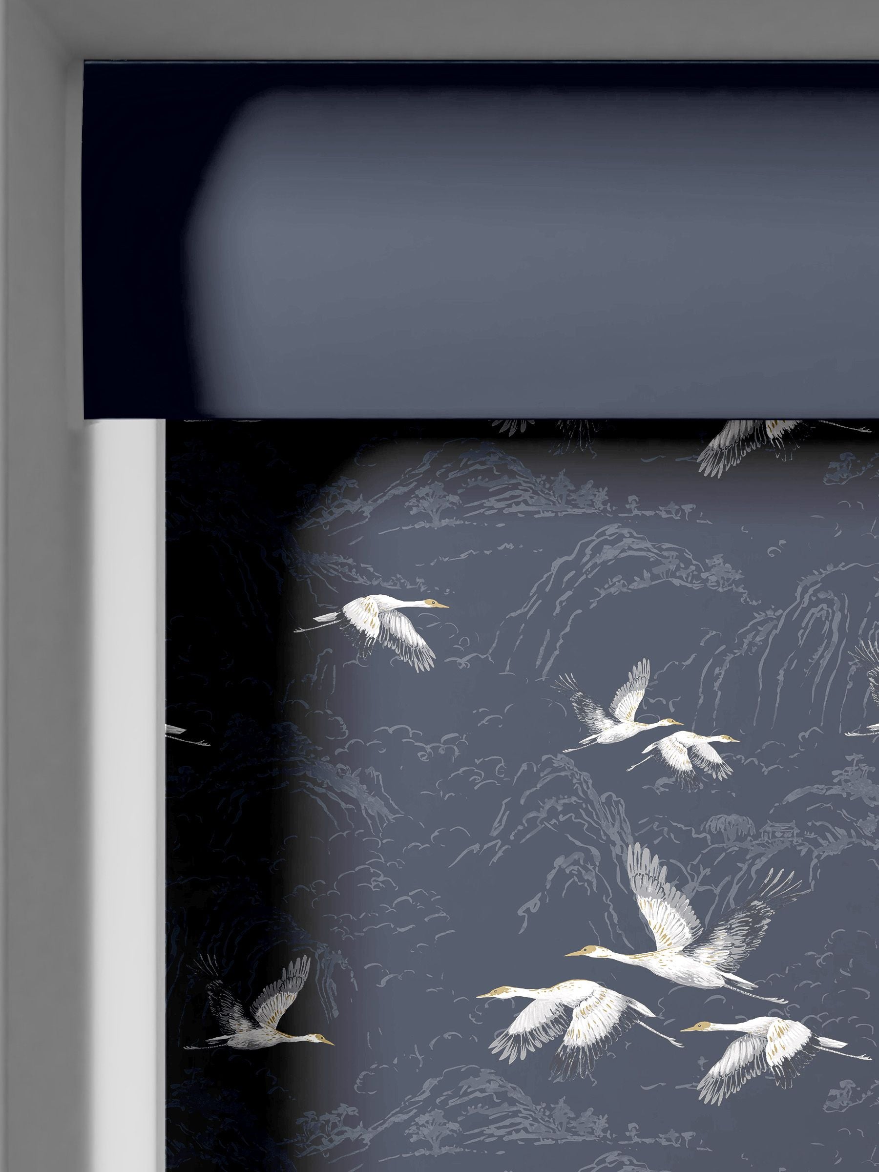 Laura Ashley Blue Animalia roller blind - UK version