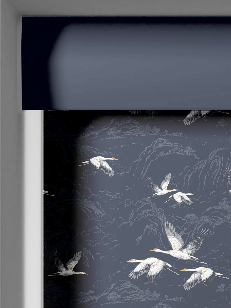 Laura Ashley Blue Animalia roller blind - UK version
