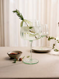 Laura Ashley Set mit 4 grünen Gin-Gläsern