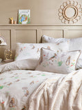 Peter Rabbit natural classic watercolour duvet cover and pillowcase set, imported from the UK
