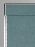Riviera Blue roman blind, UK version
