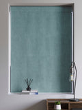 Riviera Blue roman blind, UK version