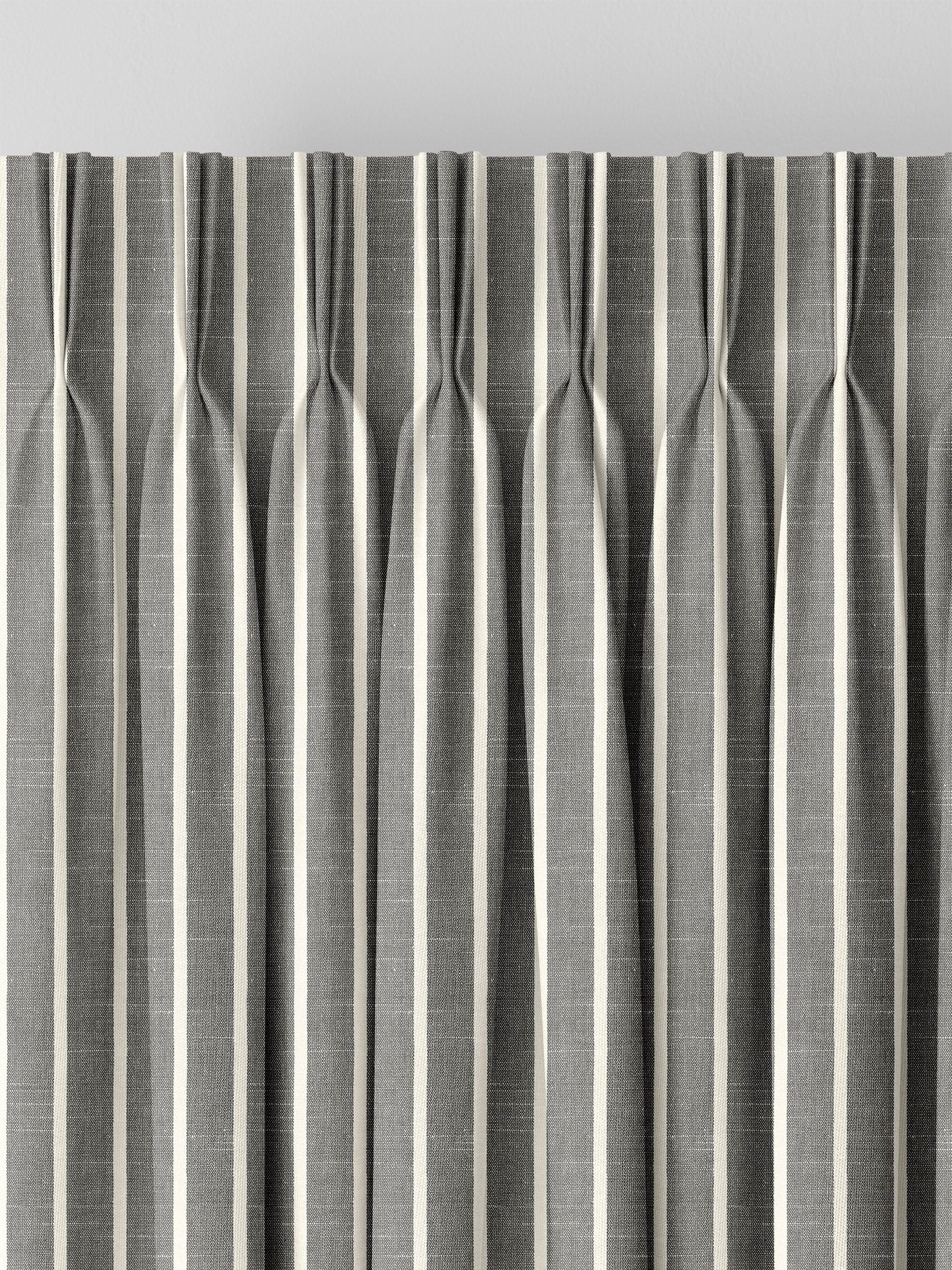 Franklin slate made to measure curtains - British product