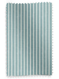 Franklin teal blue made to measure curtains, imported from the UK