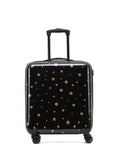 Flight Knight Stars Black Medium Large Hardcase Printed Lightweight Check-In Suitcase with 4 Wheels