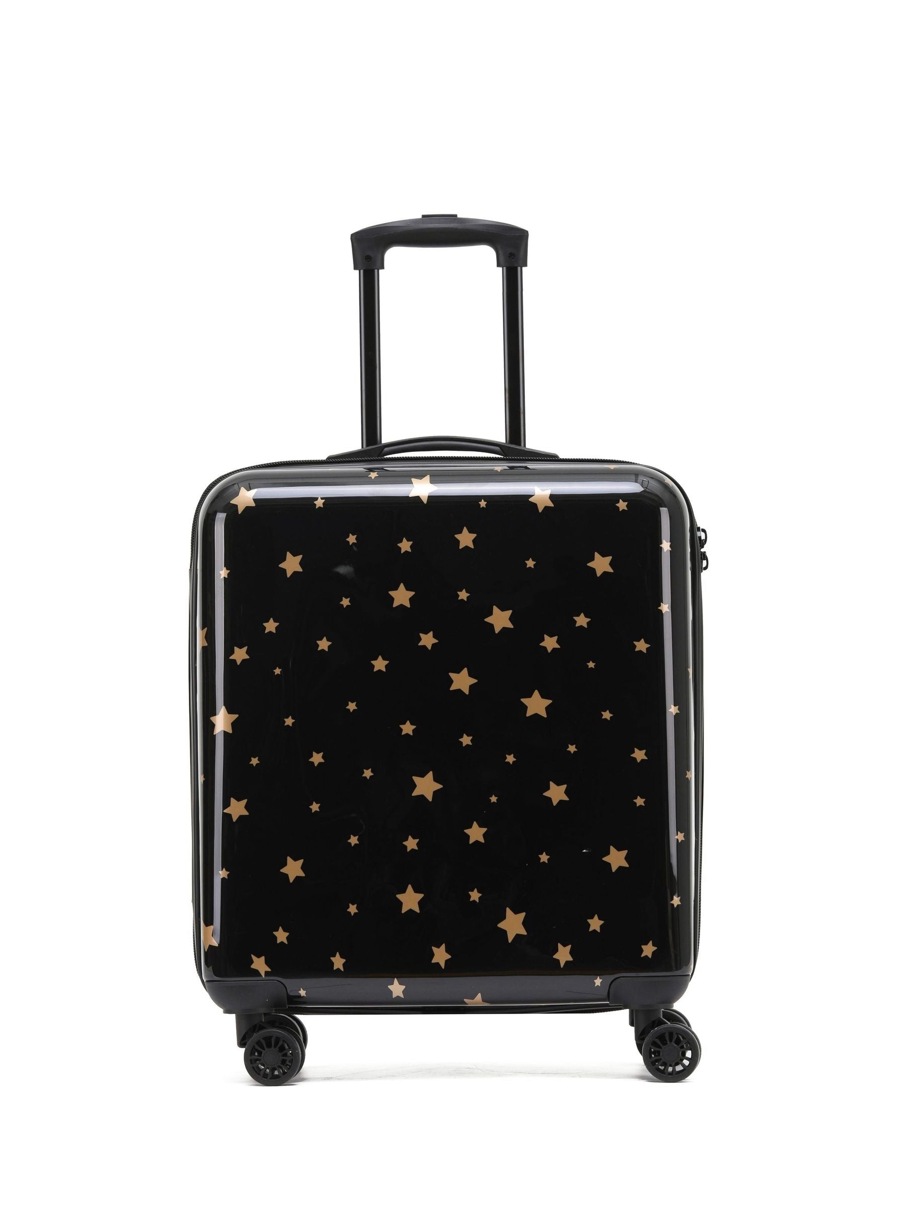 Flight Knight Butterfly Black Printed Lightweight Hardcase Check-In Suitcase Medium