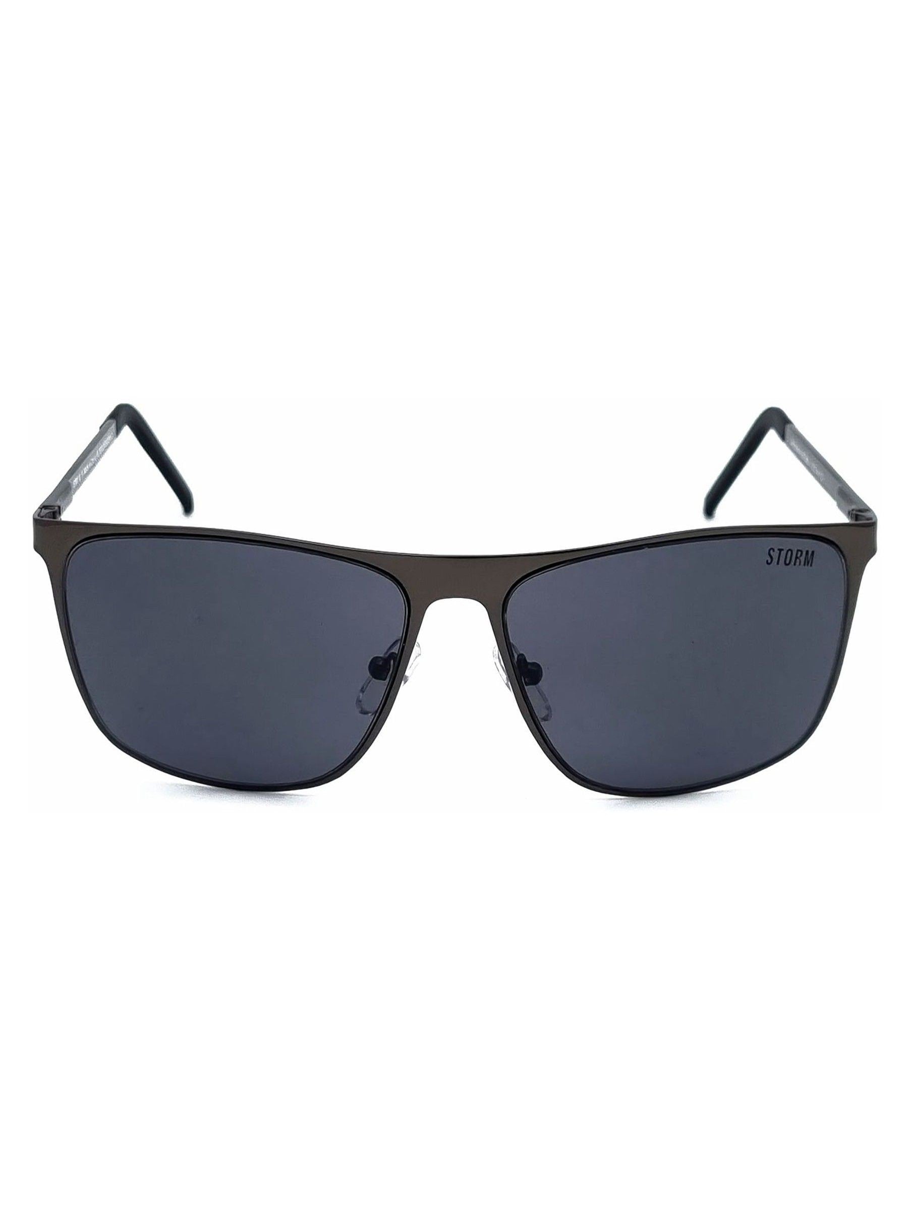 Storm London Gunmetal Dysnomia sunglasses, imported from the UK
