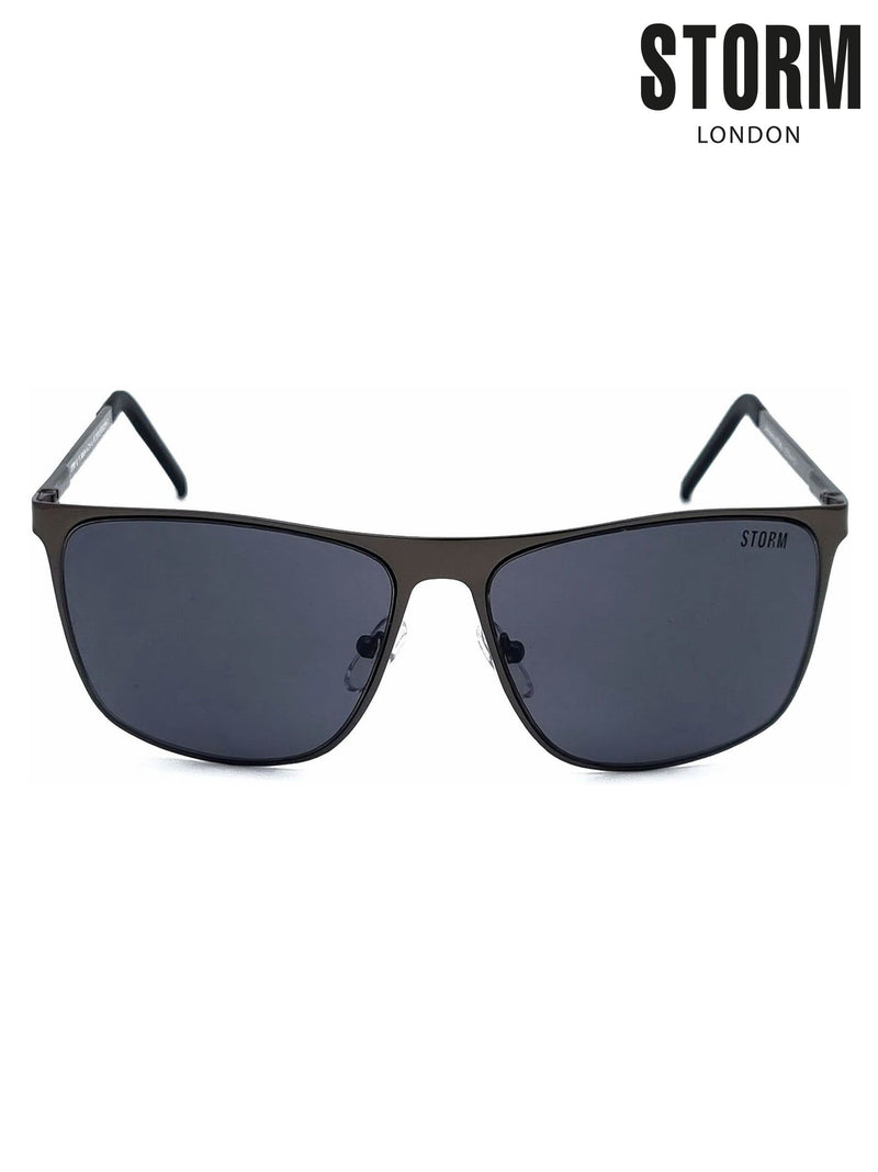 Storm London Gunmetal Dysnomia sunglasses, imported from the UK