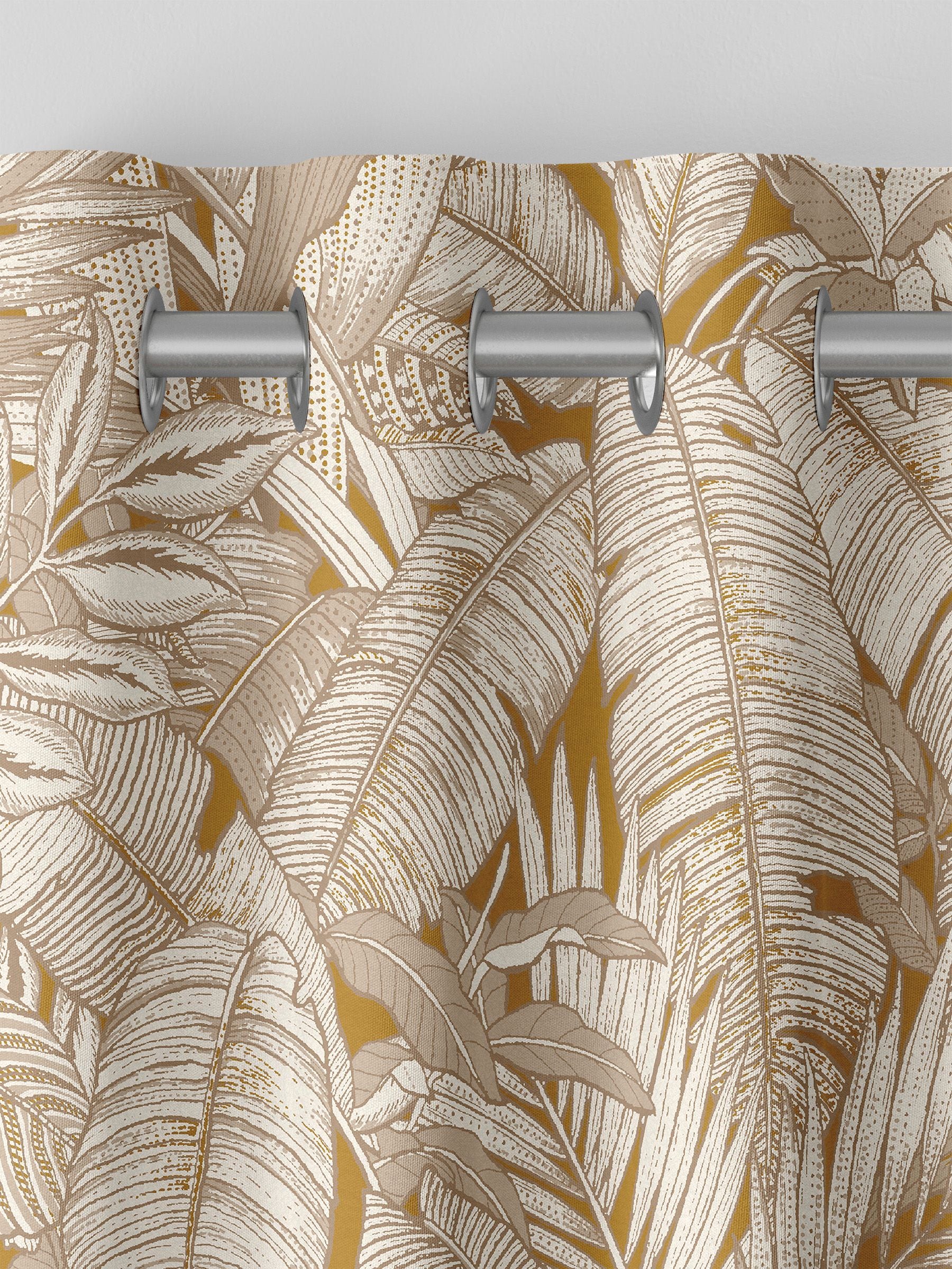 Graham & Brown Paradys Turmeric made to measure curtains, UK version