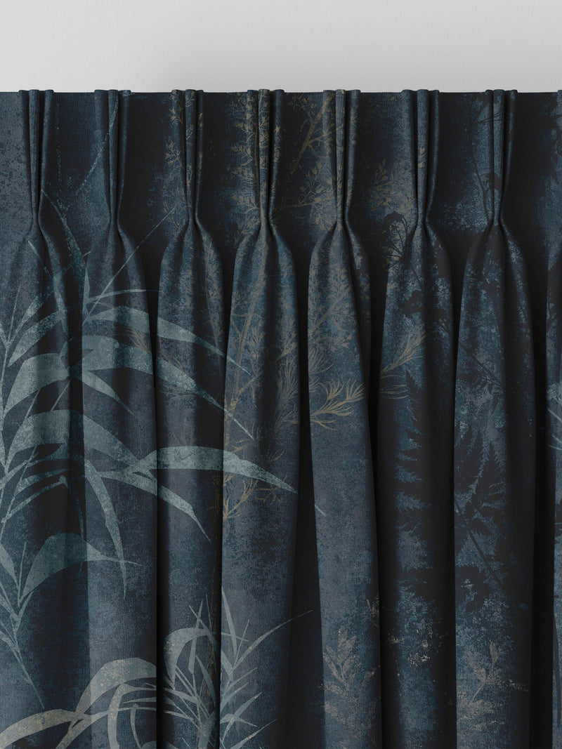 Graham & Brown midnight purple Restore made to measure curtains, UK version