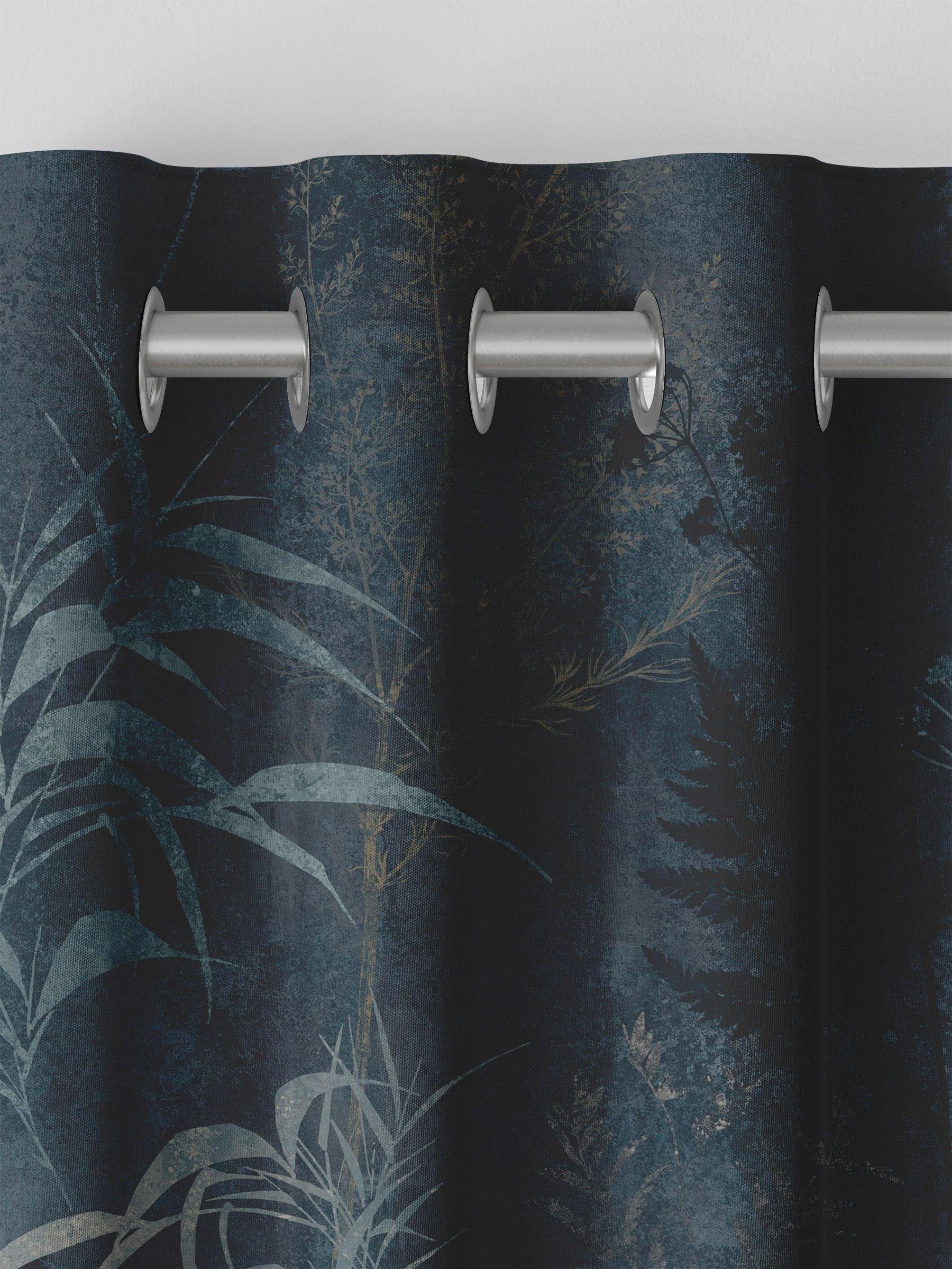 Graham & Brown midnight purple Restore made to measure curtains, UK version
