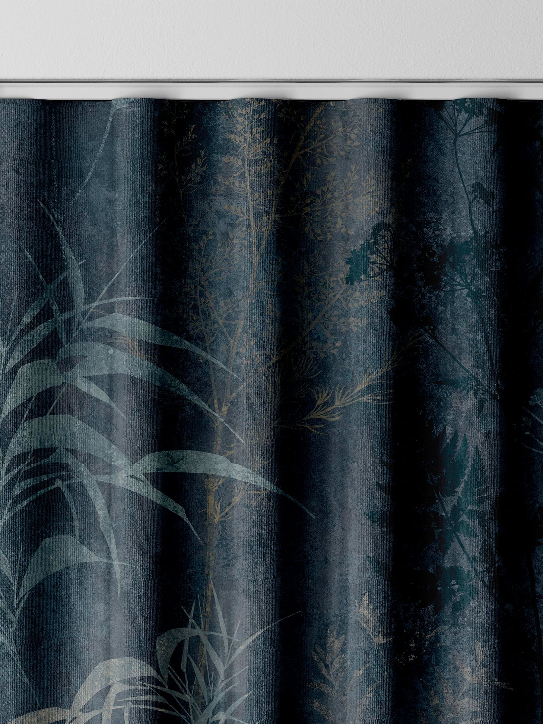 Graham & Brown midnight purple Restore made to measure curtains, UK version