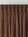 Jangga cognac brown corduroy made to measure curtains (British brand)