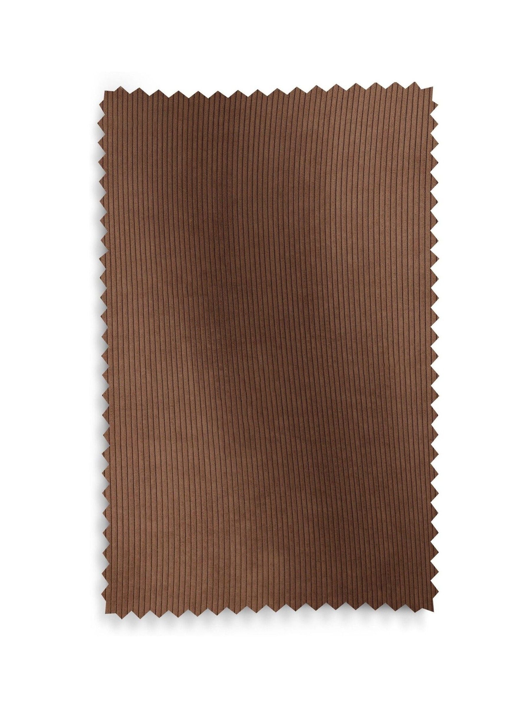 Jangga cognac brown corduroy made to measure curtains (British brand)