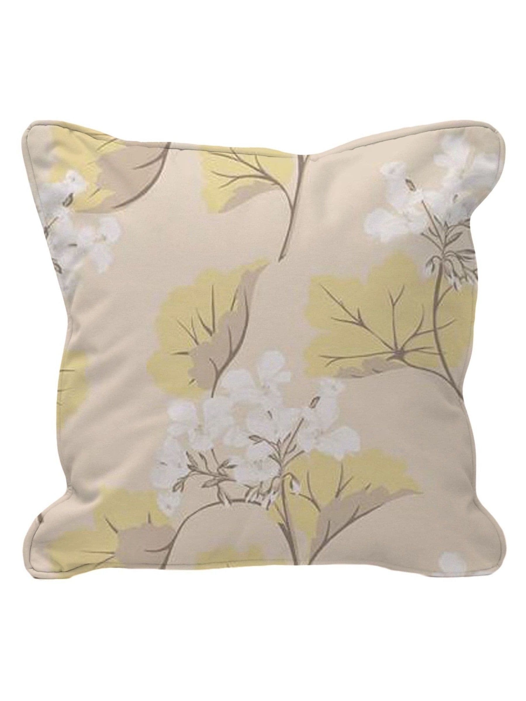 Laura Ashley Millwood Cammomile outdoor scatter cushion 40x40cm (British brand)