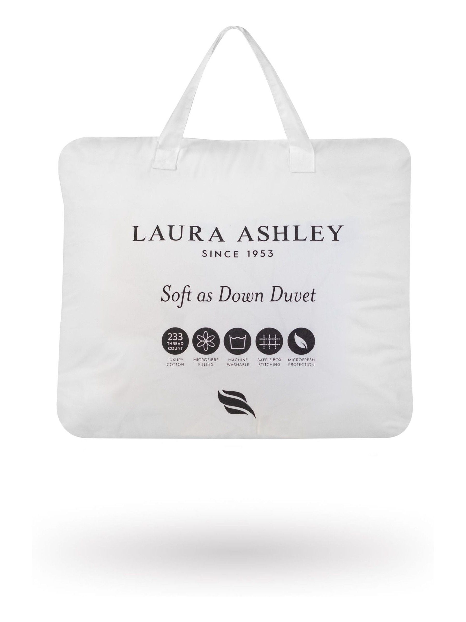 Laura Ashley White 10.5 Tog duvet, UK version