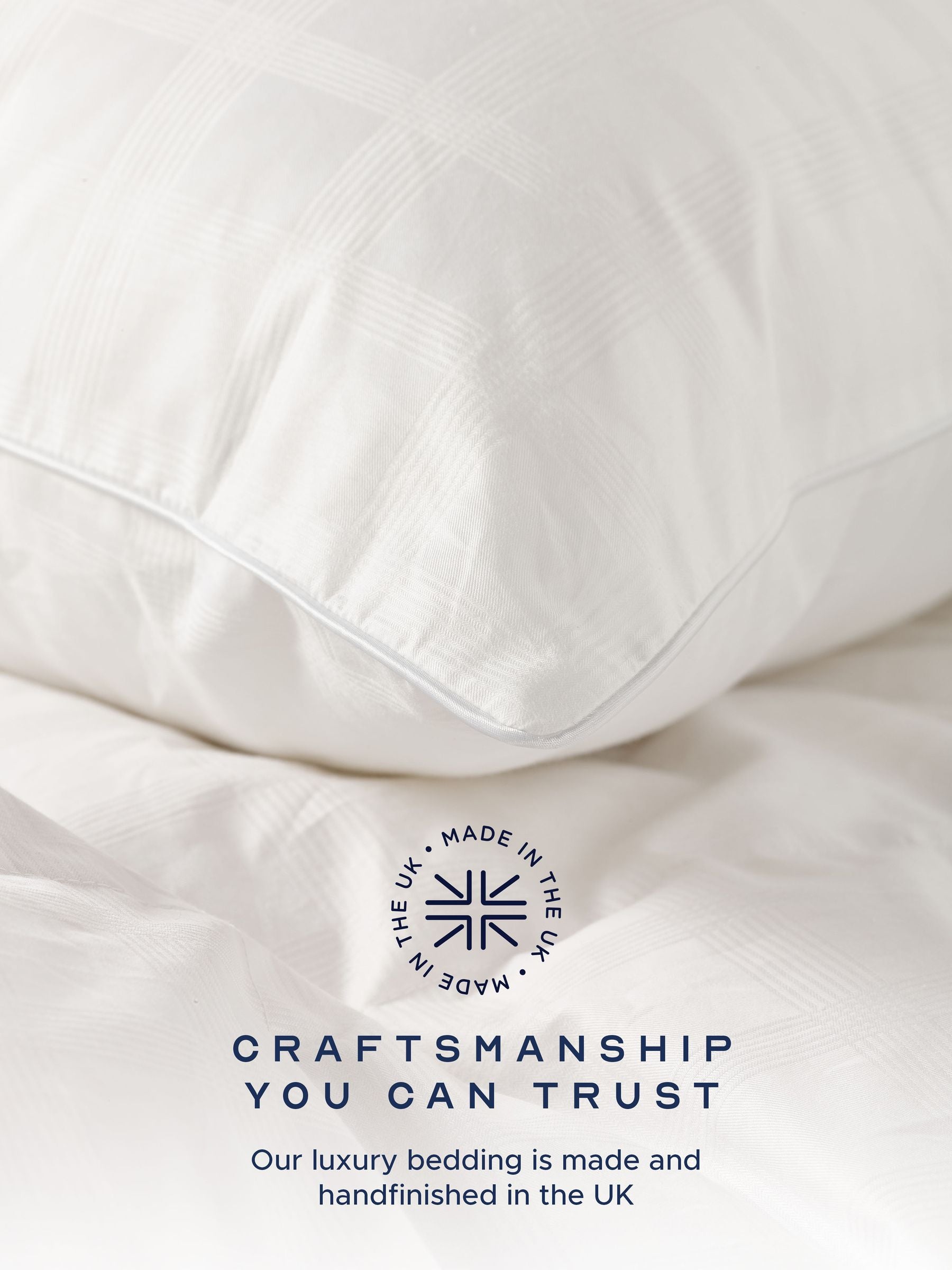 Snuggledown Hungarian Goose Down Soft Front Sleeper White Pillow (British brand)