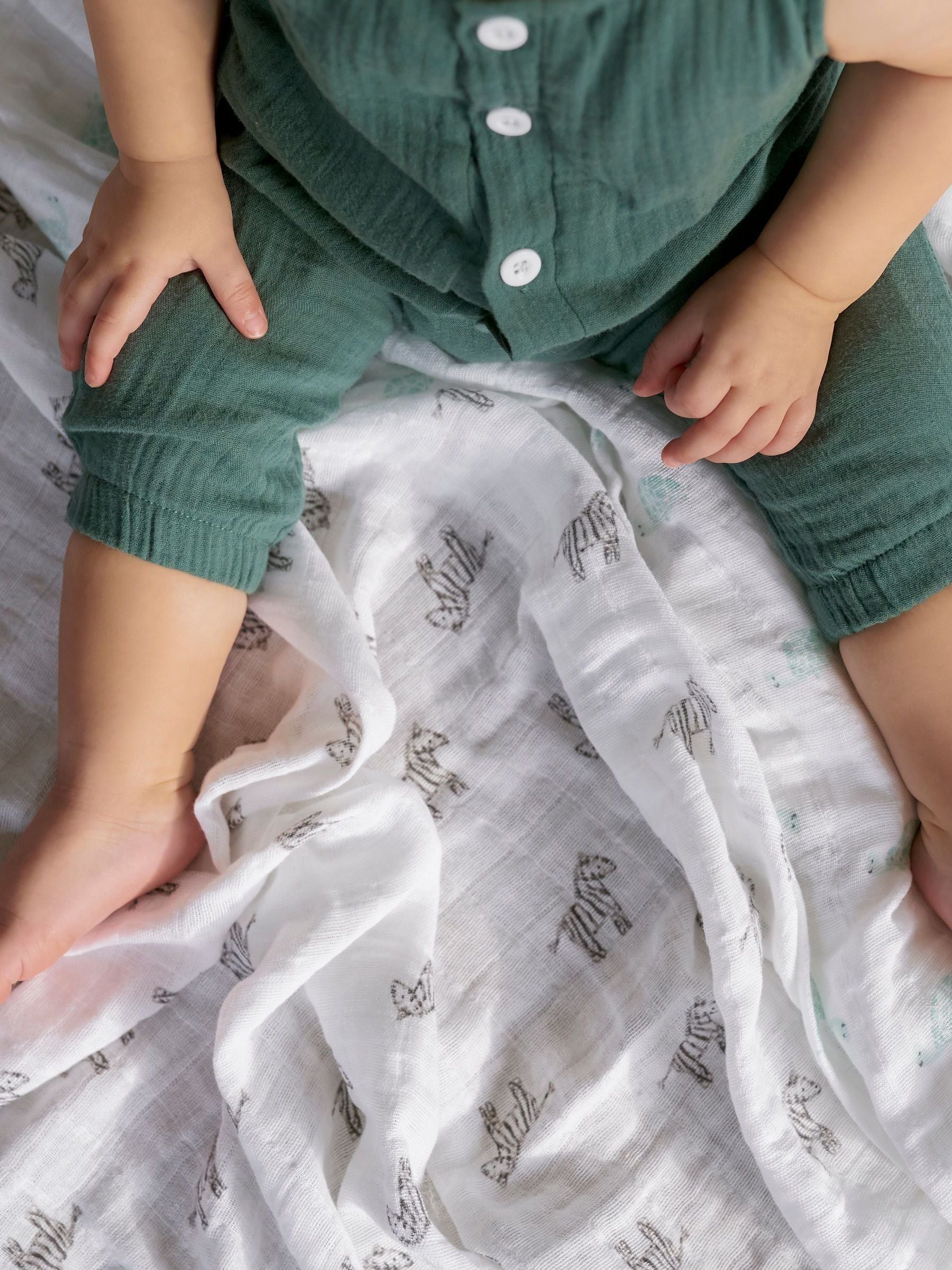 aden+anais Animal Kingdom cotton muslin blankets 4 pack, UK version