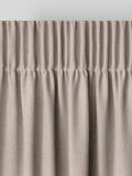 Fawn Natural Glittery made to measure curtains, UK version