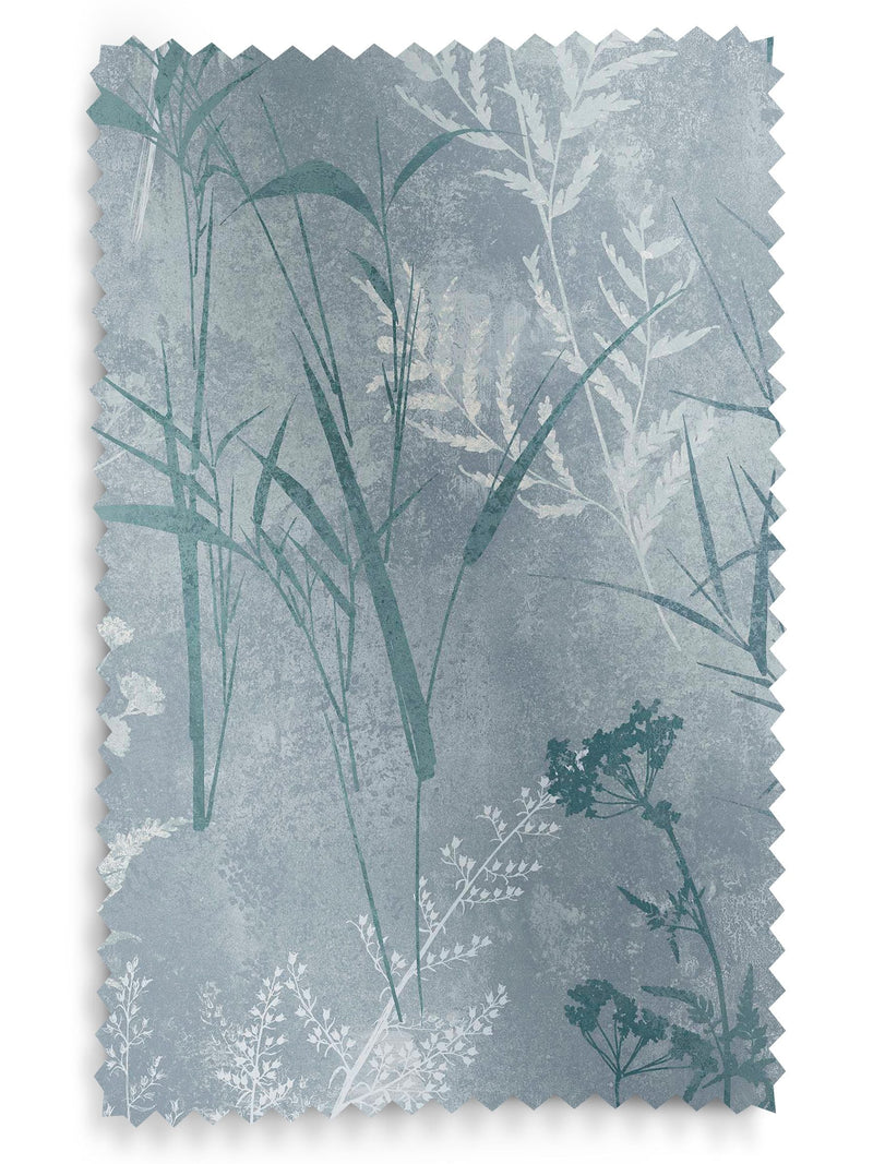 Graham & Brown Sky Blue Restore made to measure curtains, imported from the UK