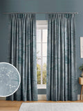 Graham & Brown Sky Blue Restore made to measure curtains, imported from the UK