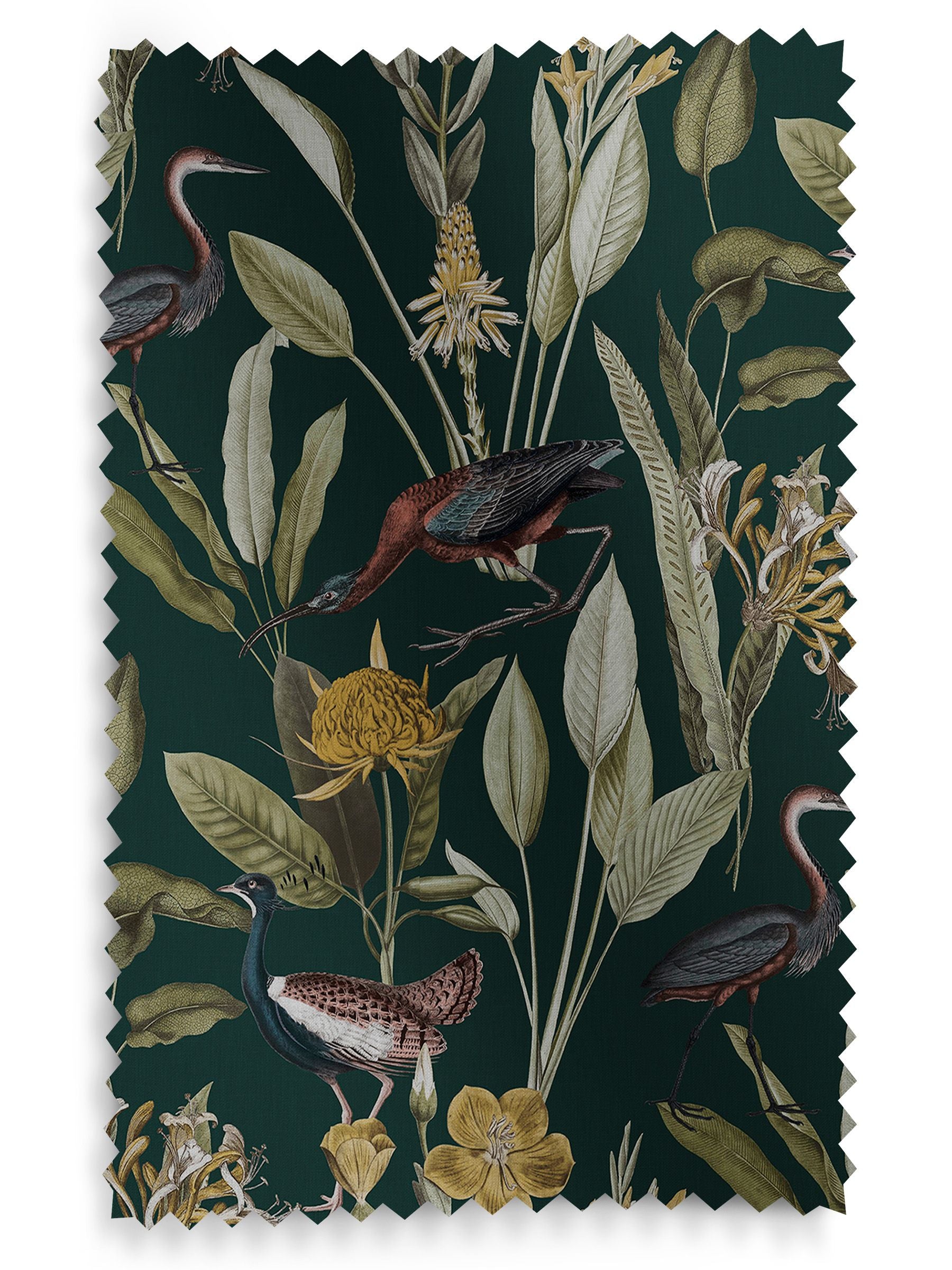Graham & Brown Green Glasshouse roller blind, imported from the UK