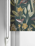 Graham & Brown Green Glasshouse roller blind, imported from the UK