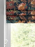 Graham & Brown Florenzia Dusk Blue Roman blind, imported from the UK