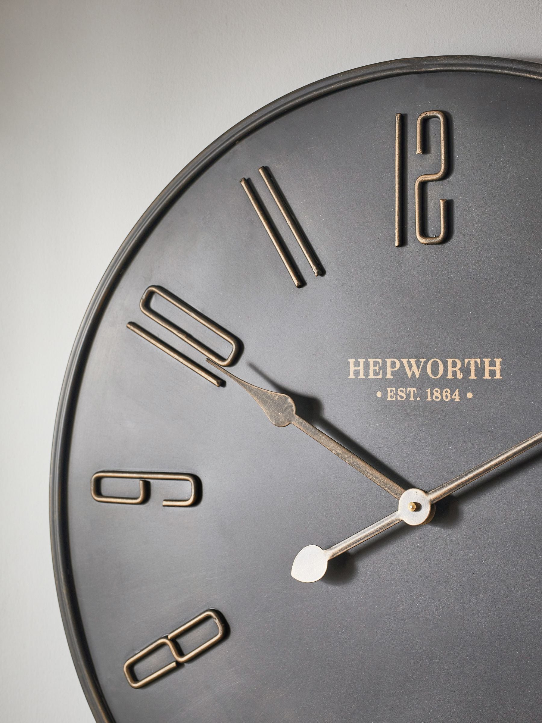 Stamford bronze wall clock 60cm - British product