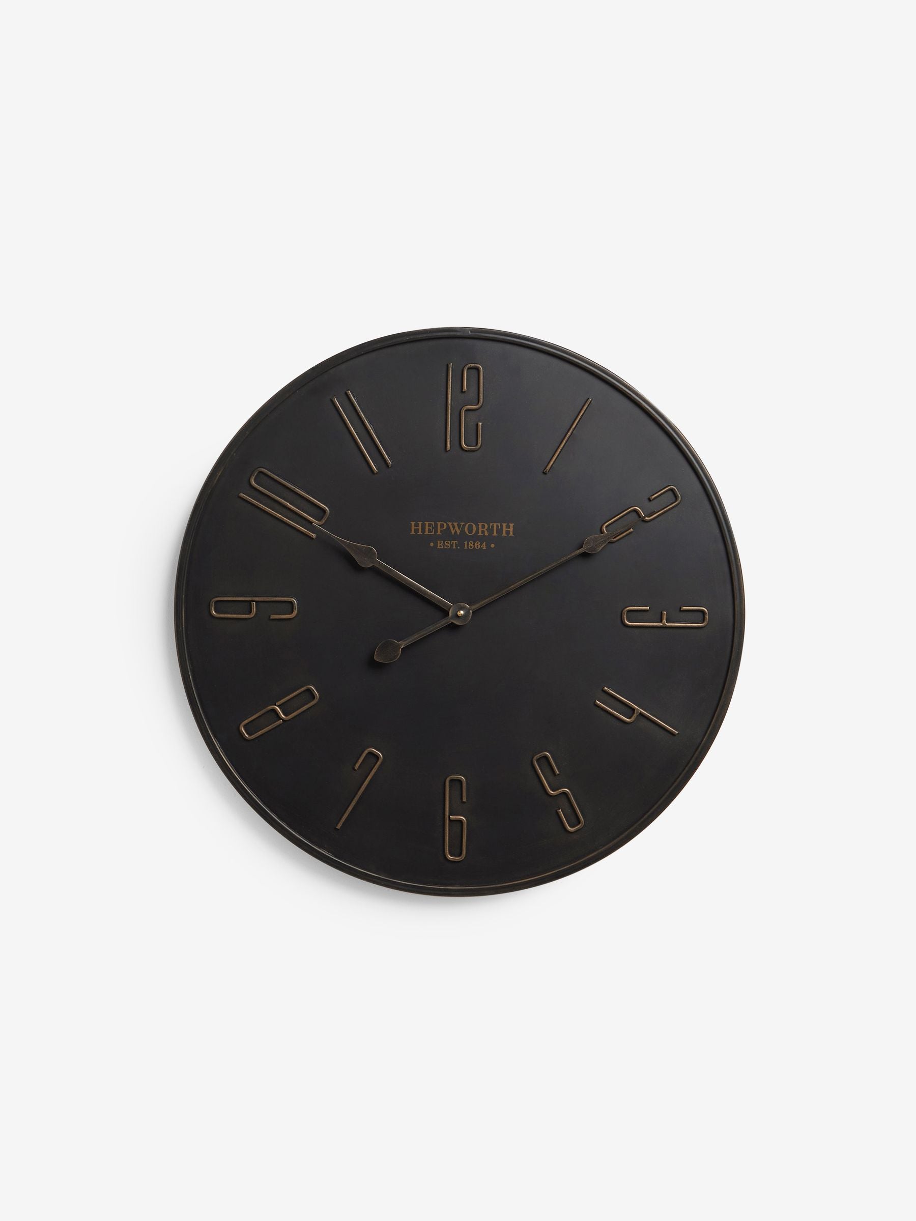 Stamford bronze wall clock 60cm - British product