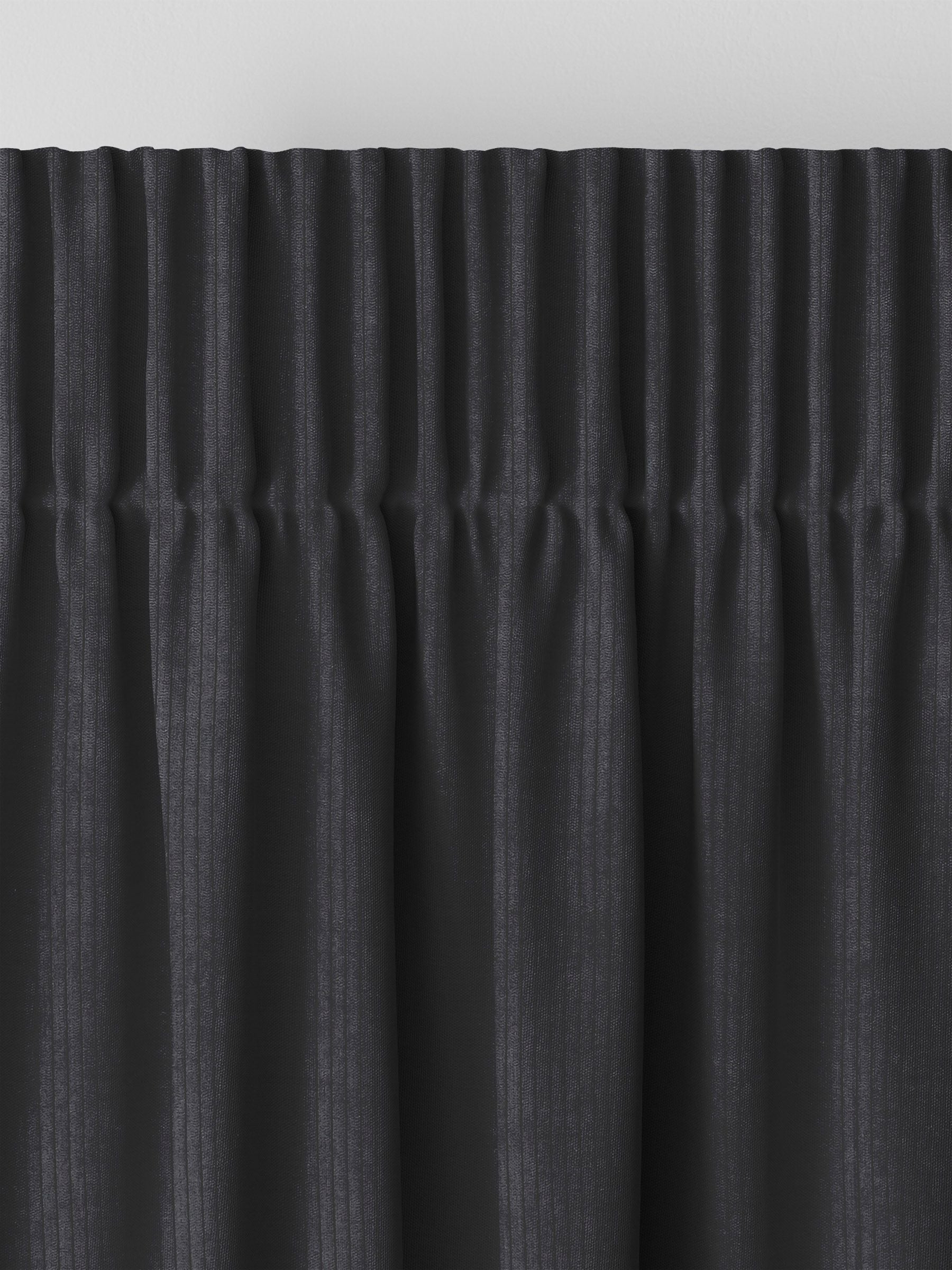 Graphite Grey Jangga made to measure curtains - British product