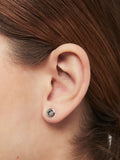 Ted Baker silver tone crystal stud earrings (British brand)