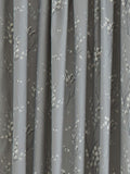 Laura Ashley grey steel pussy willow lined eyelet curtains 112cm x 137cm - British product