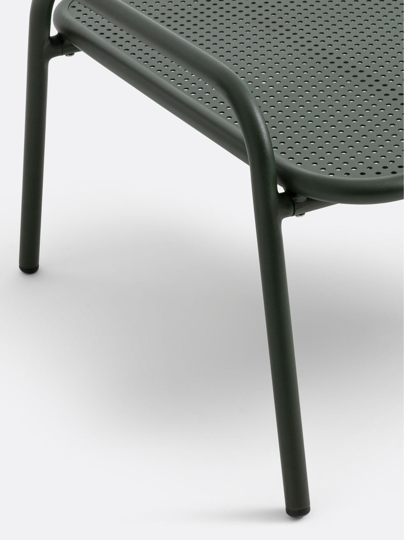 La Redoute Lysa aluminium coffee table footrest 73cm, imported from the UK