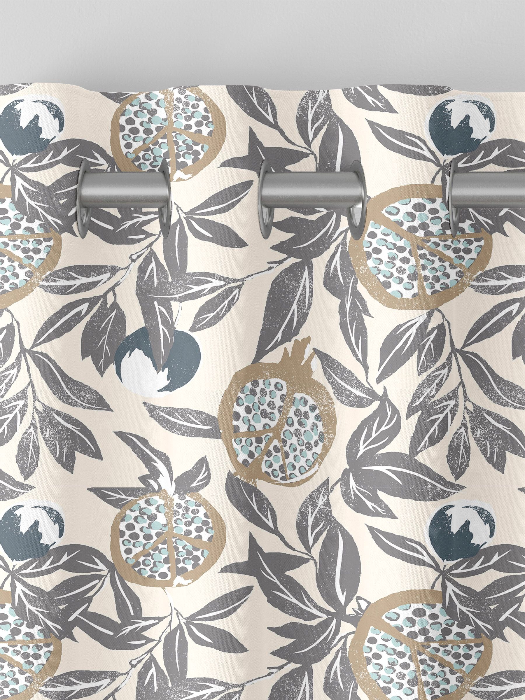 Grey Halo made to measure curtains - British product
